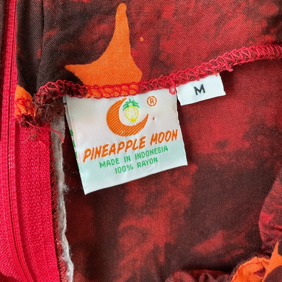 PINEAPPLE MOON Sleeveless Wrap Dress Size M - Picture 8 of 8